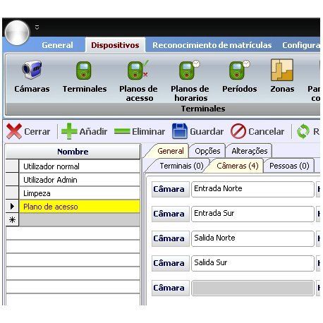 Planos de acceso para reconocimiento de matrículas Planos de acceso para reconocimiento de matrículas