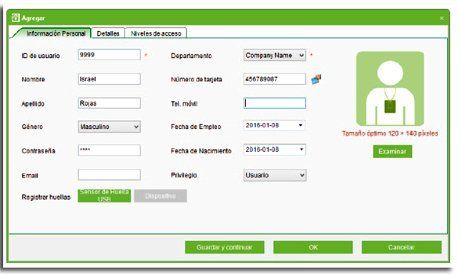 Configuración Software ZKAccess3.5 Configuración Software ZKAccess3.5