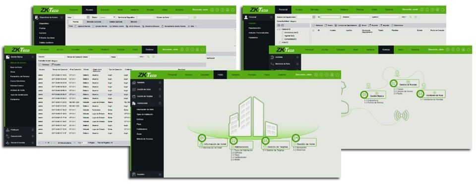 Interface software ZKBioSecurity Interface software ZKBioSecurity