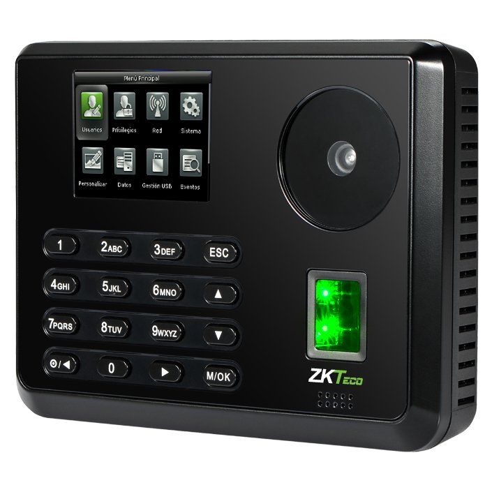 Terminal multibiométrico de control de presencia y accesos ZK P160