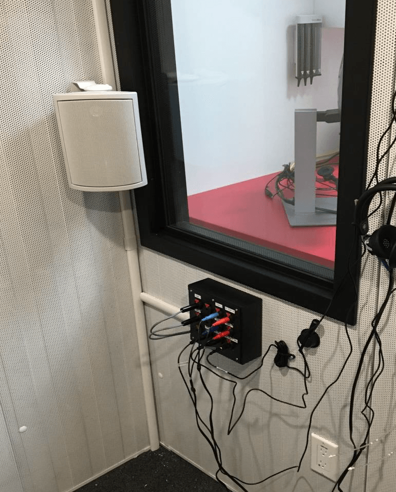 Audiology equipment installation in sound rooms