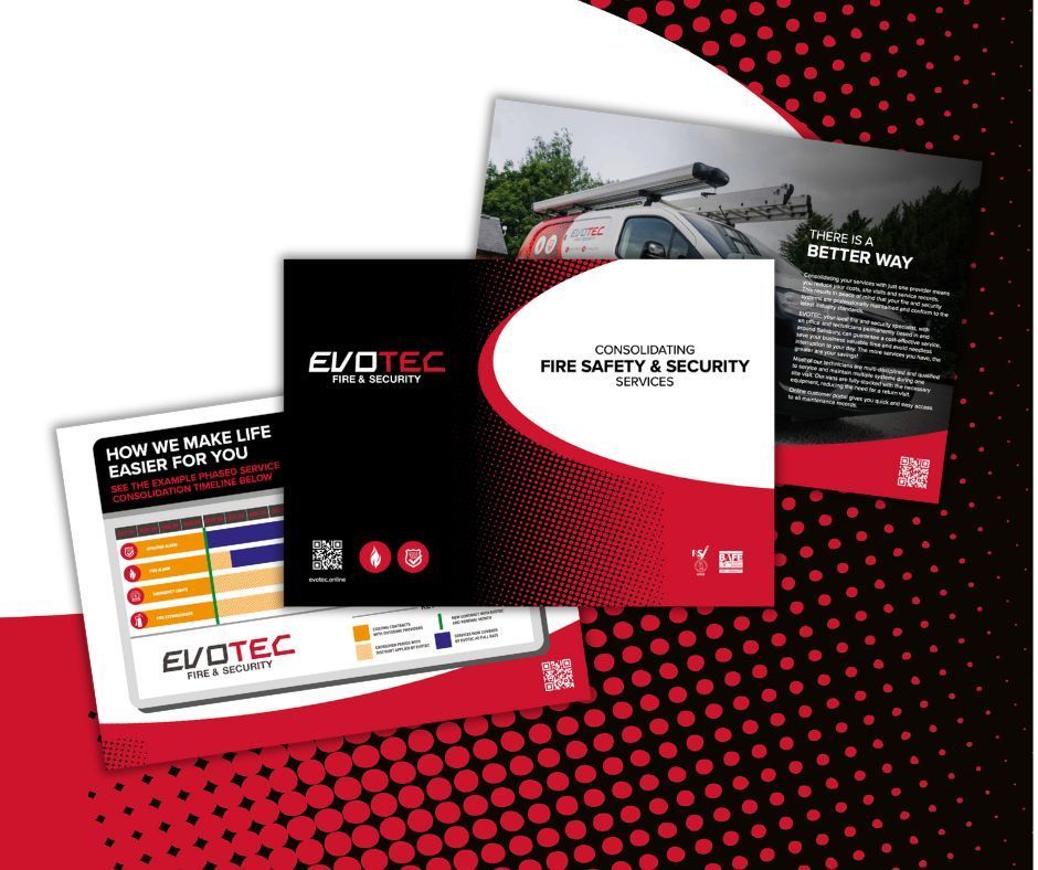 Graphic image of Evotec Brochure about Consolidating Services