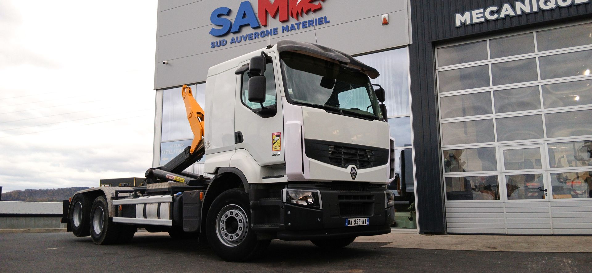 Renault Premium 460 Bras Guima Palfinger