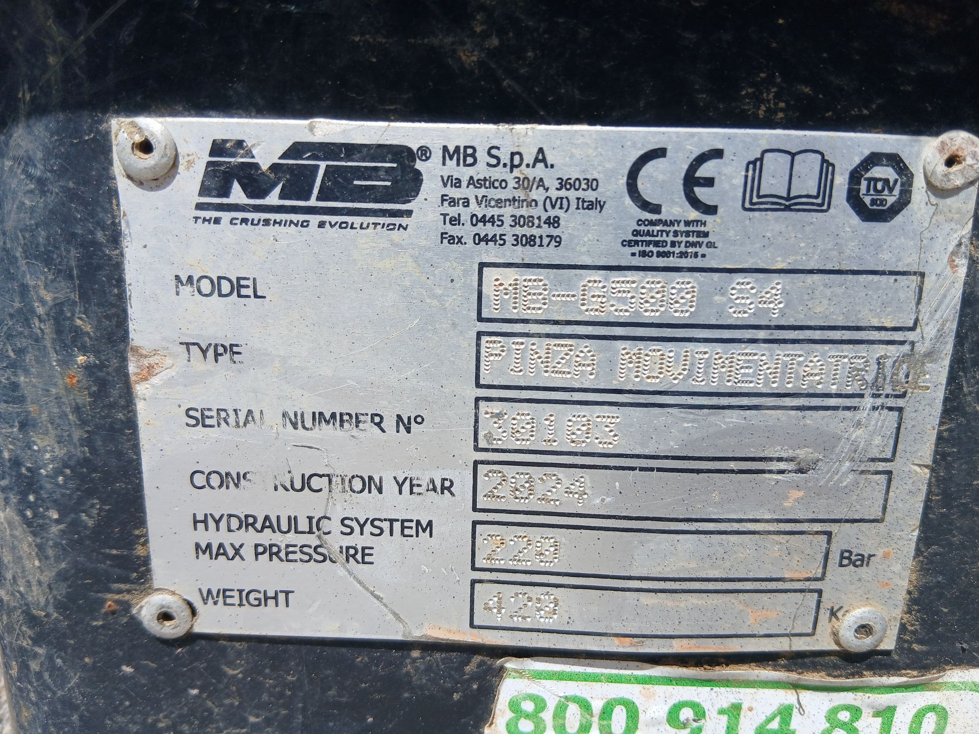 PINCE DE TRI MB-G500 S4 2024