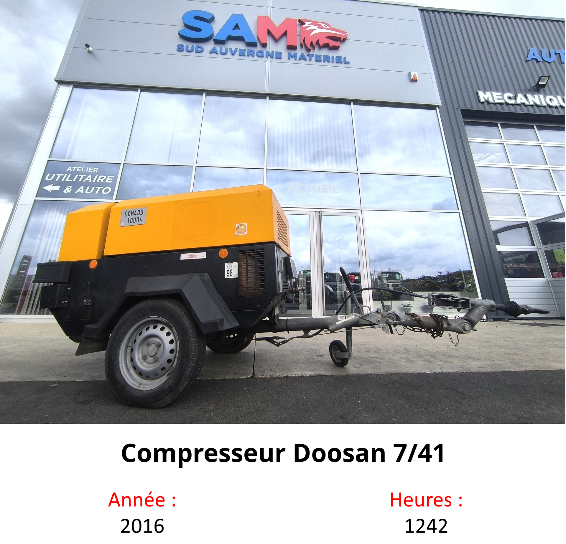 Compresseur Doosan 7/41