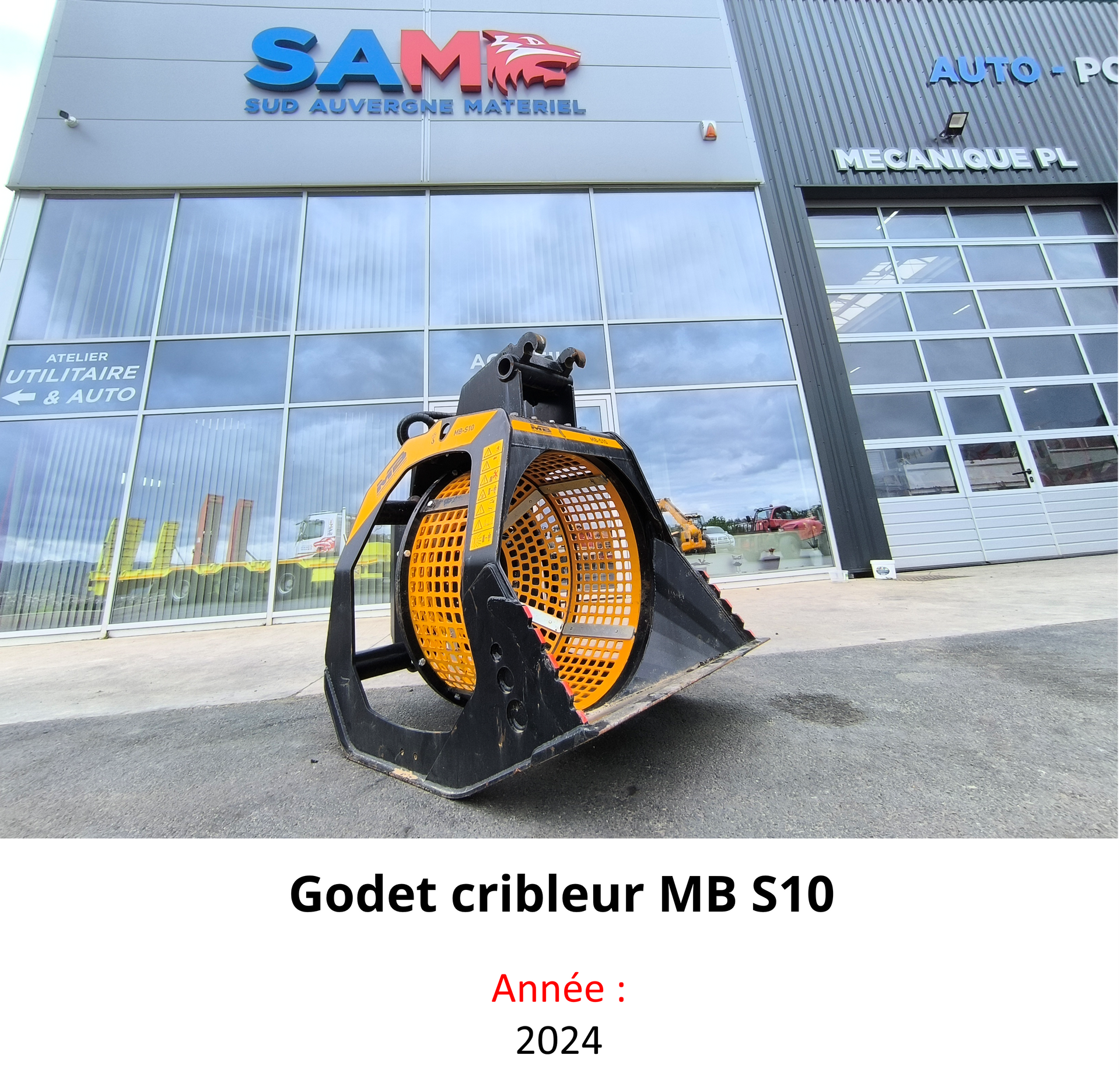 Godet cribleur MB S10 2024