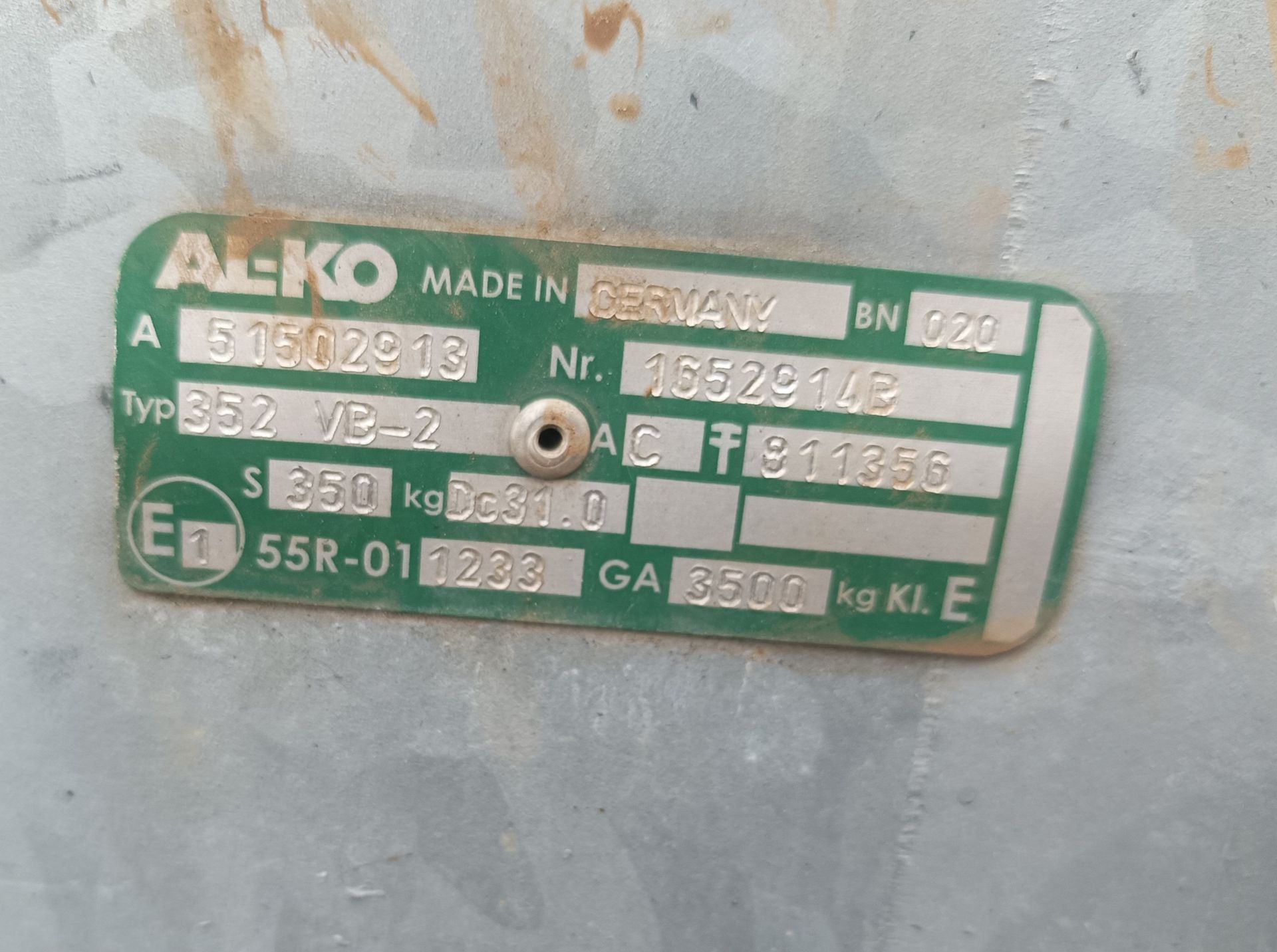 Hubiere 3.5T 2 Essieux AL-KO