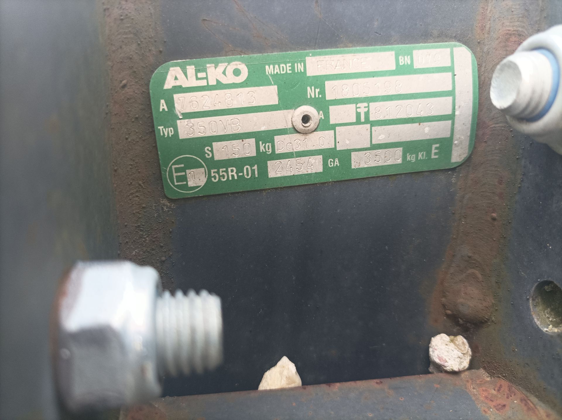 Remorque Hubière 350 VB