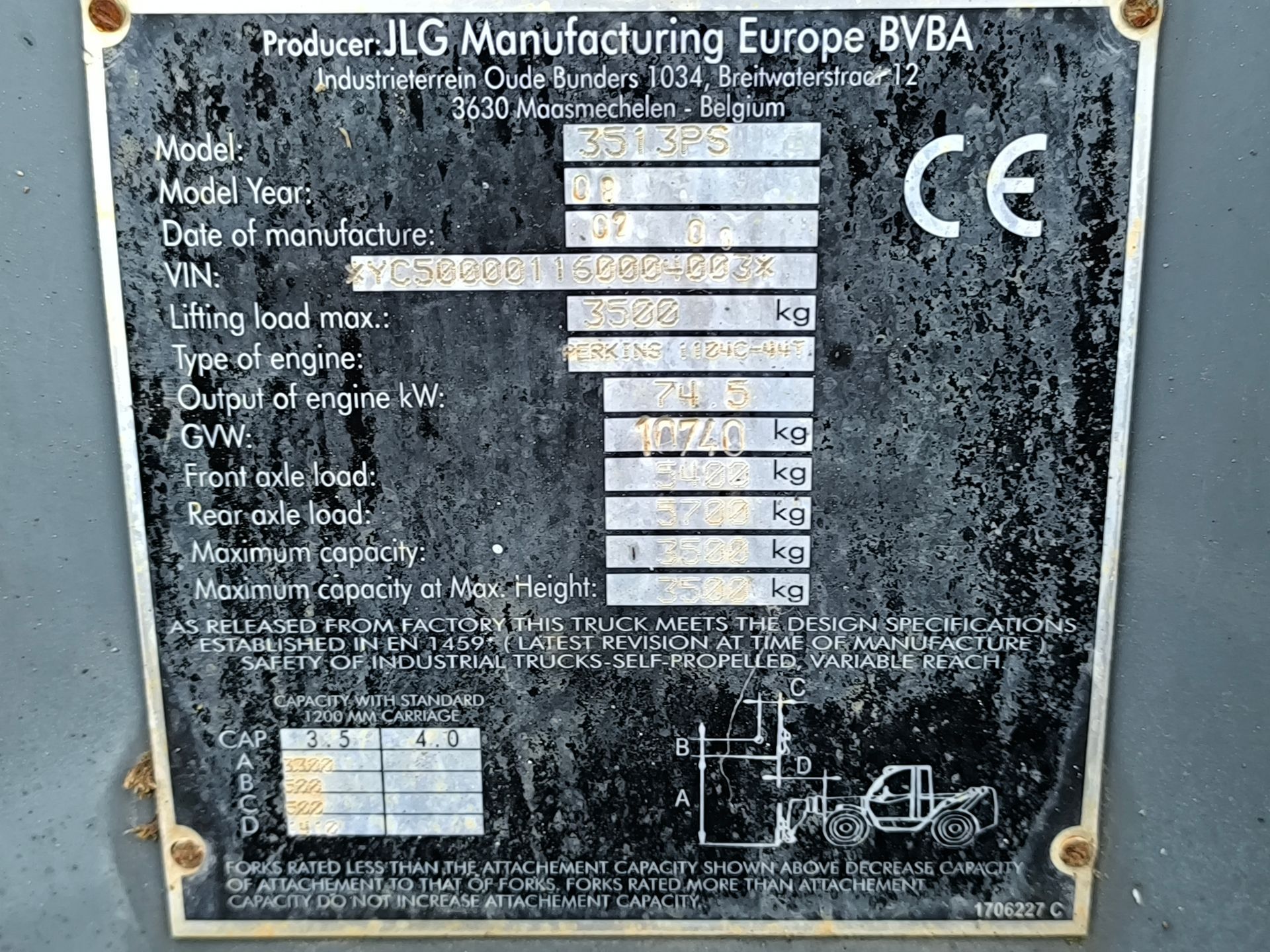 Télescopique JLG 3513PS