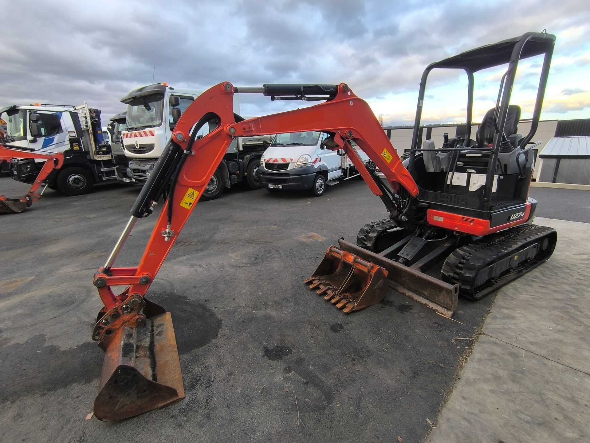 Mini pelle Kubota U27-4