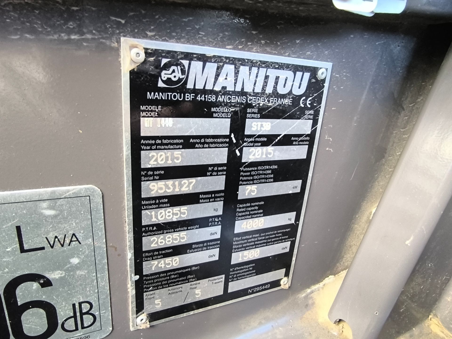 Manitou MT1440 SL TURBO