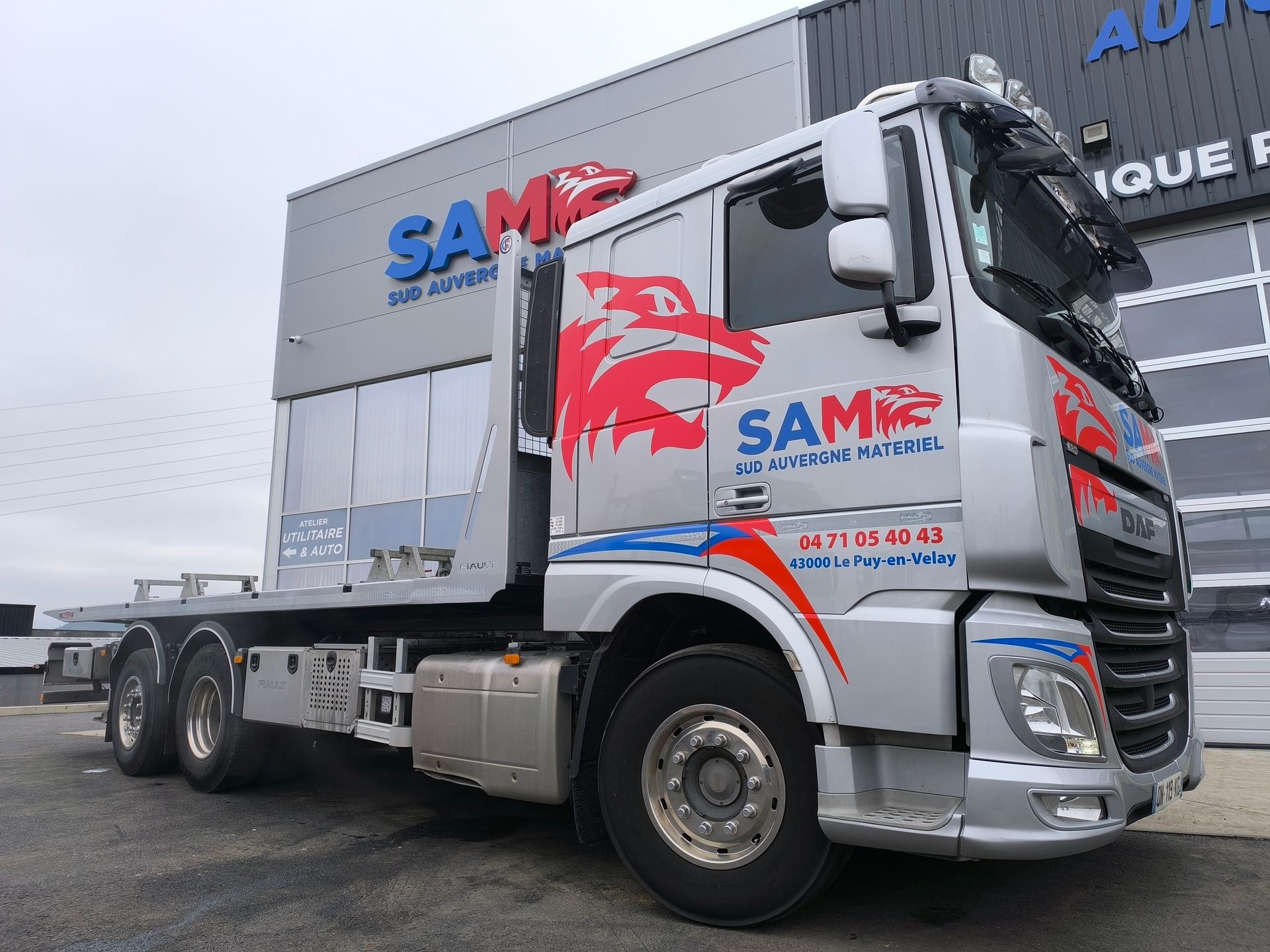 Daf XF 510 plateau Fiault