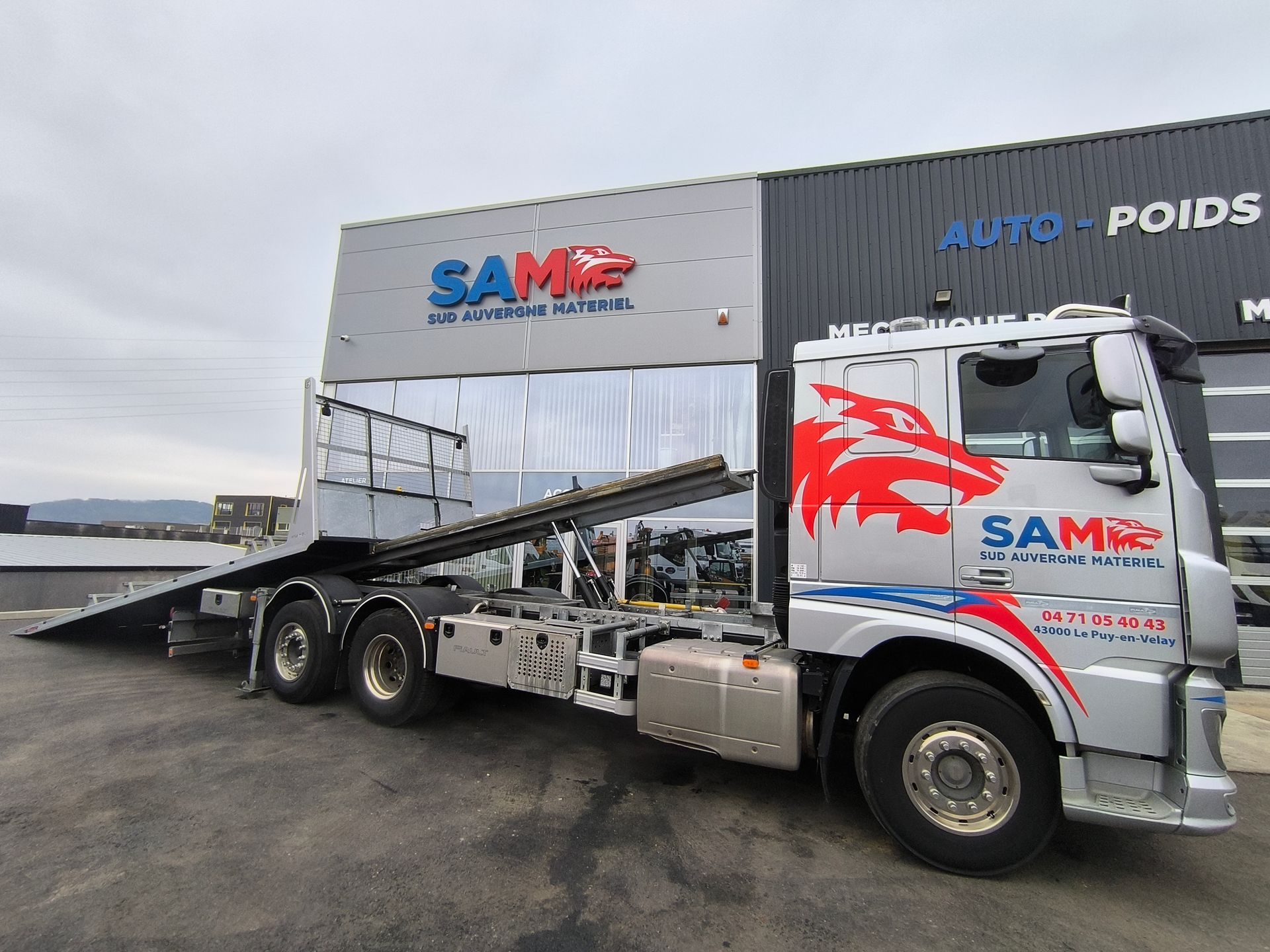 Daf XF 510 plateau Fiault
