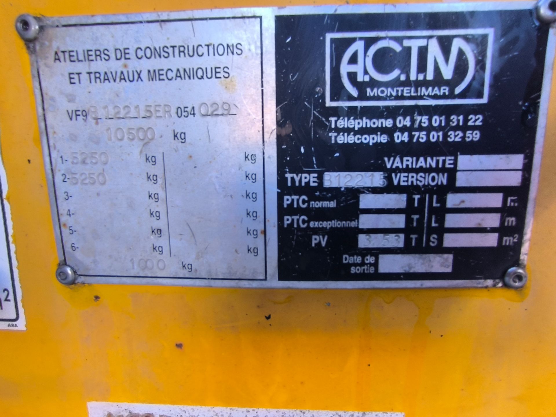 ACTM Porte-engins 11.5T