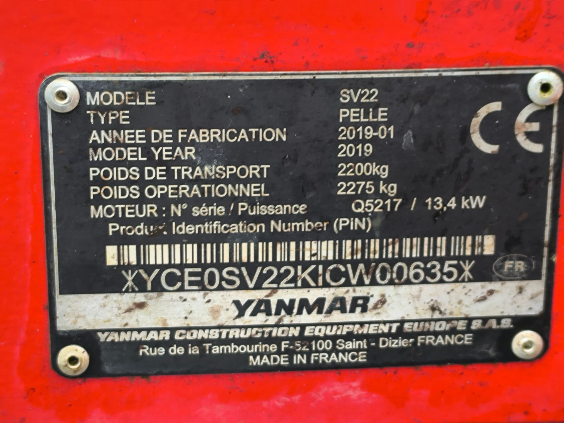 Yanmar SV 22