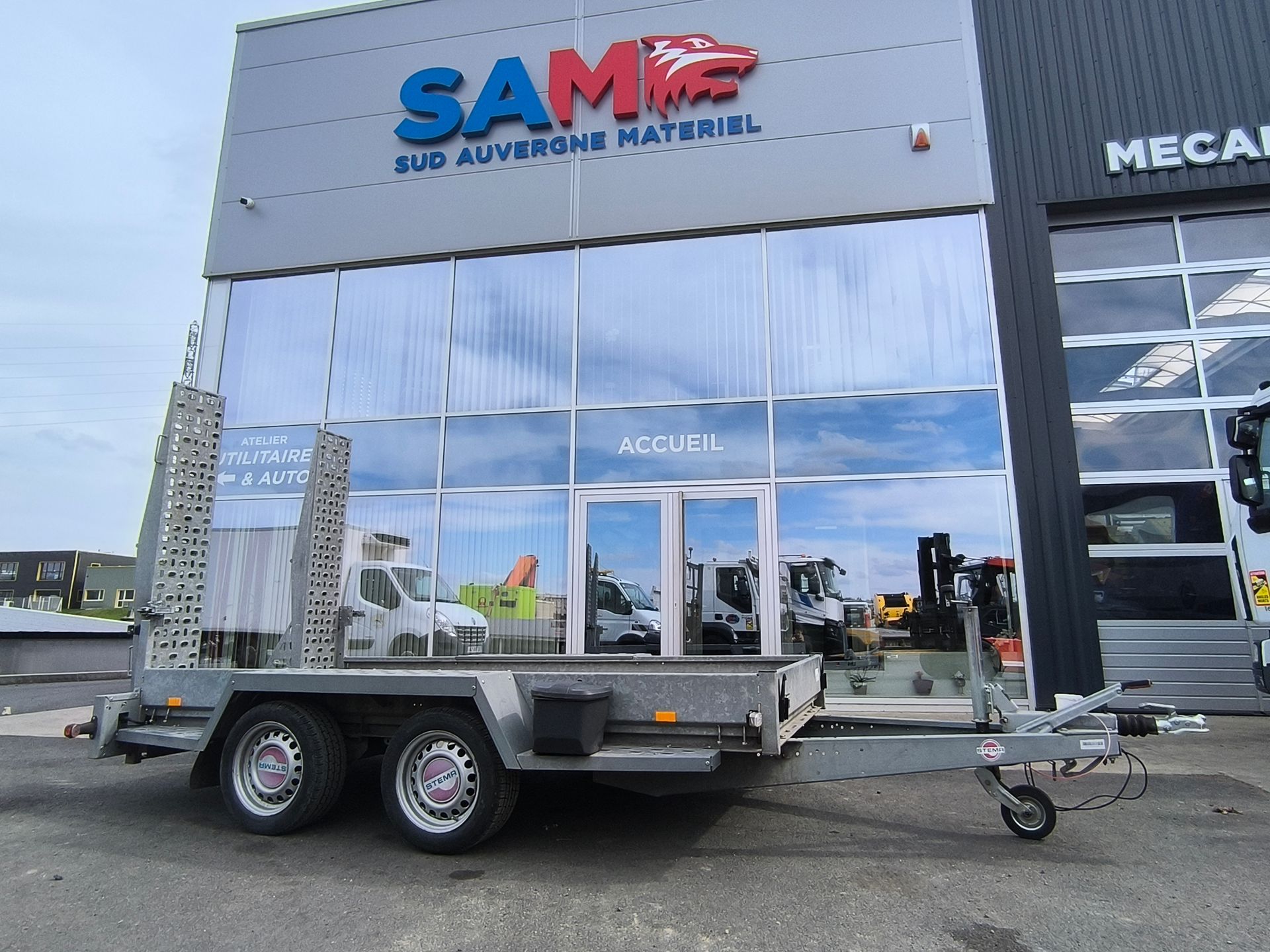 Remorque STEMA 2 essieux