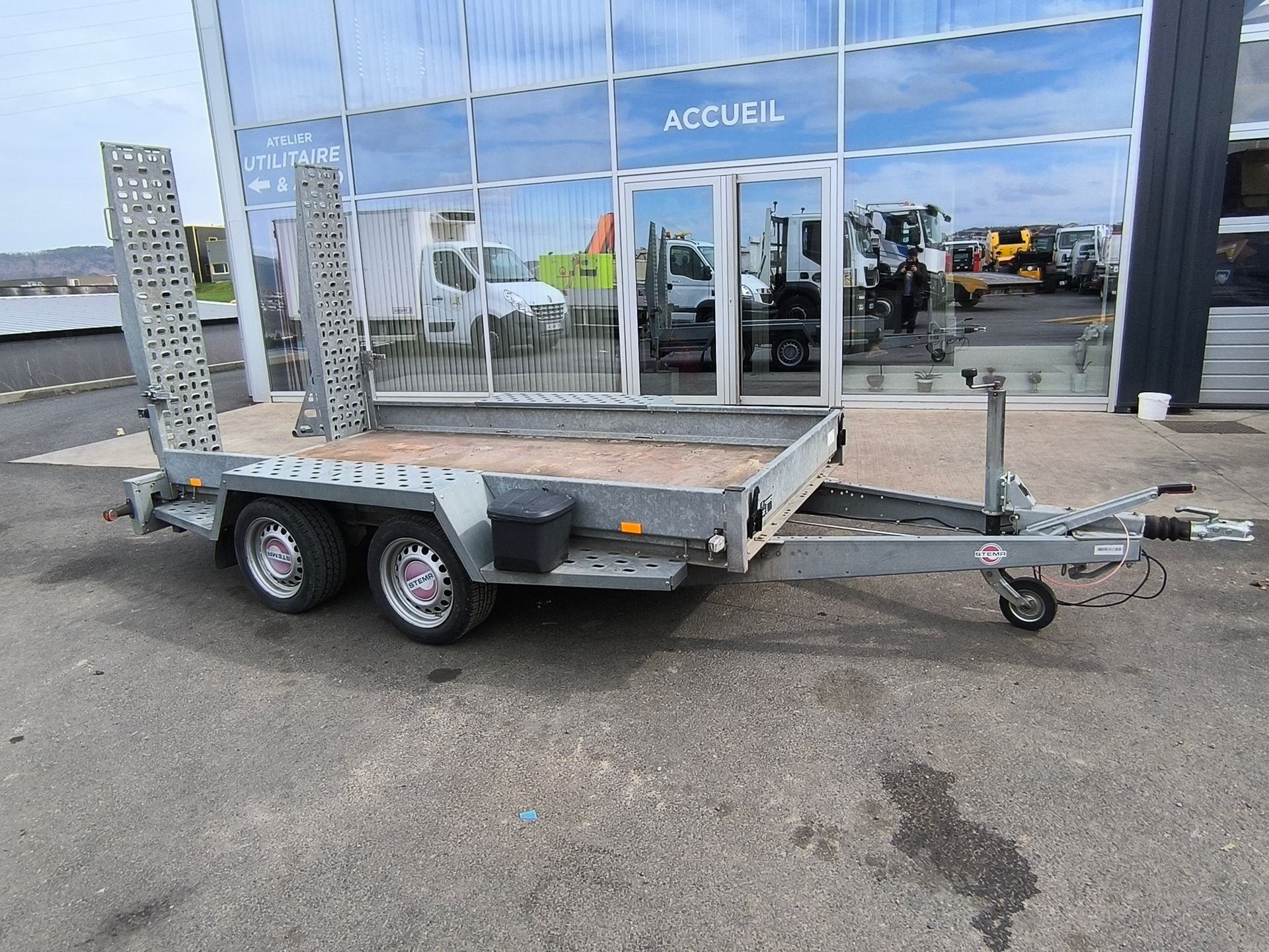 Remorque STEMA 2 essieux