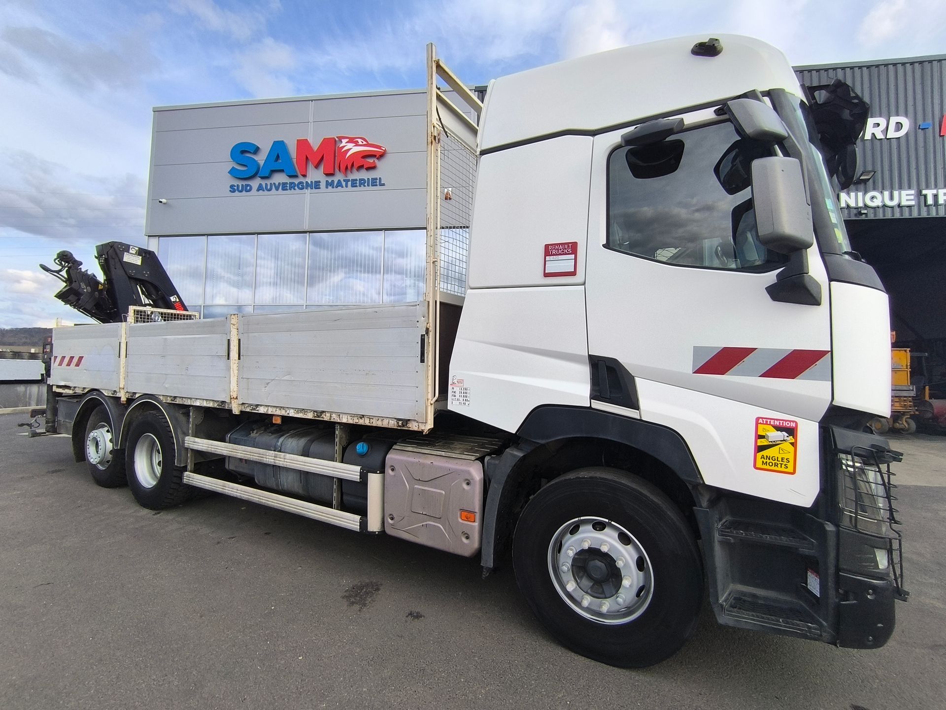 Renault C 430 P Grue Hiab 10m