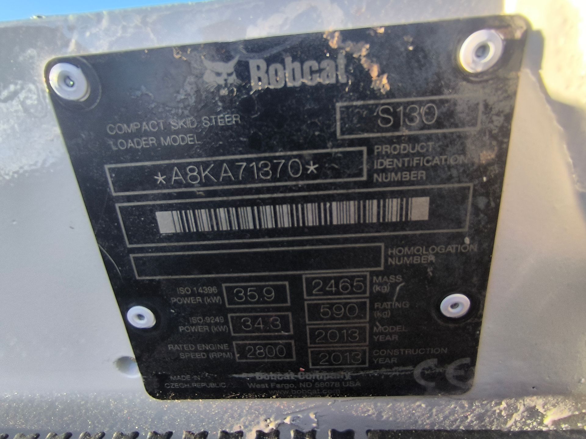Chargeur Bobcat S130