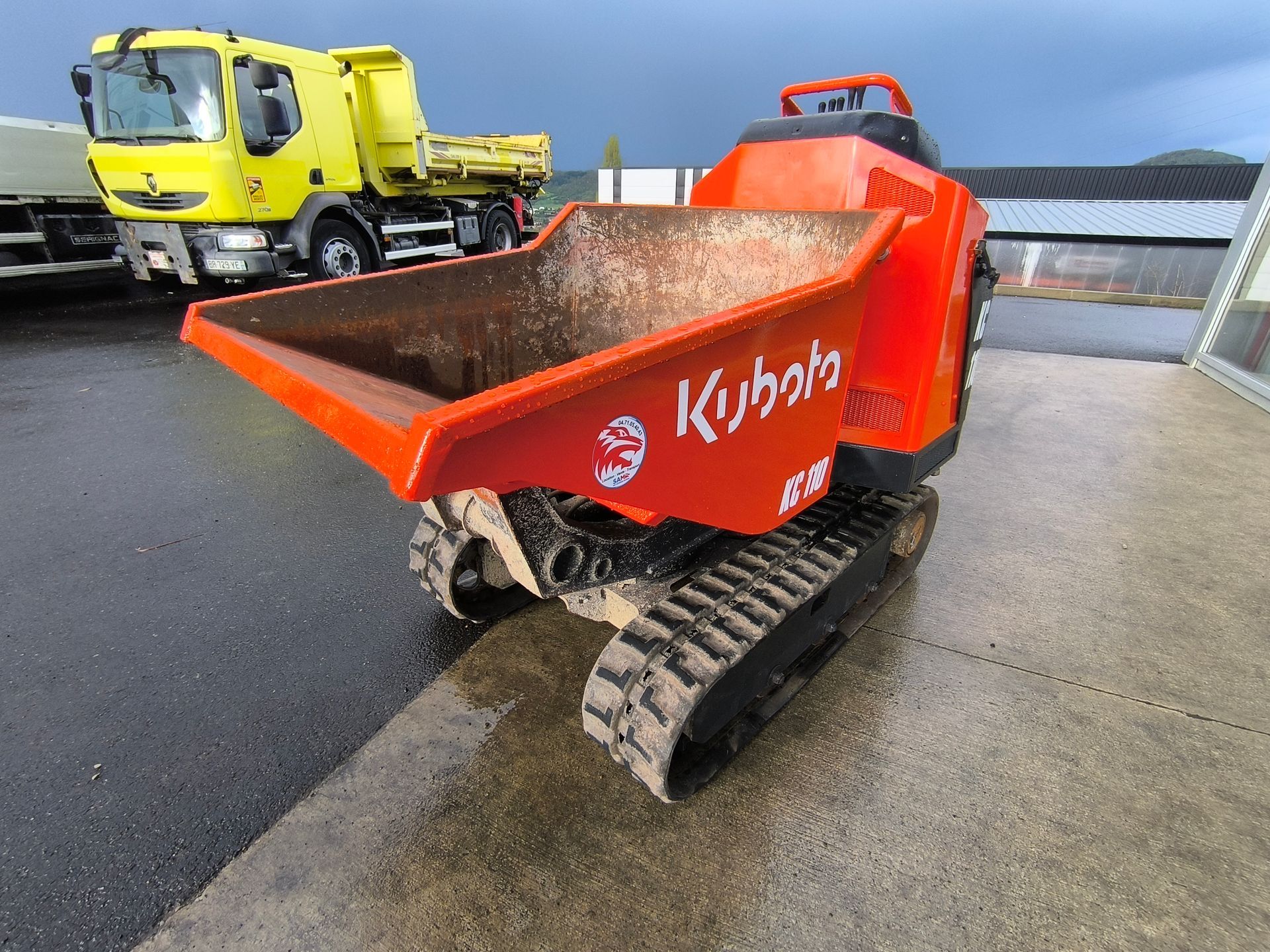 BROUETTE A CHENILLE KUBOTA KC 110