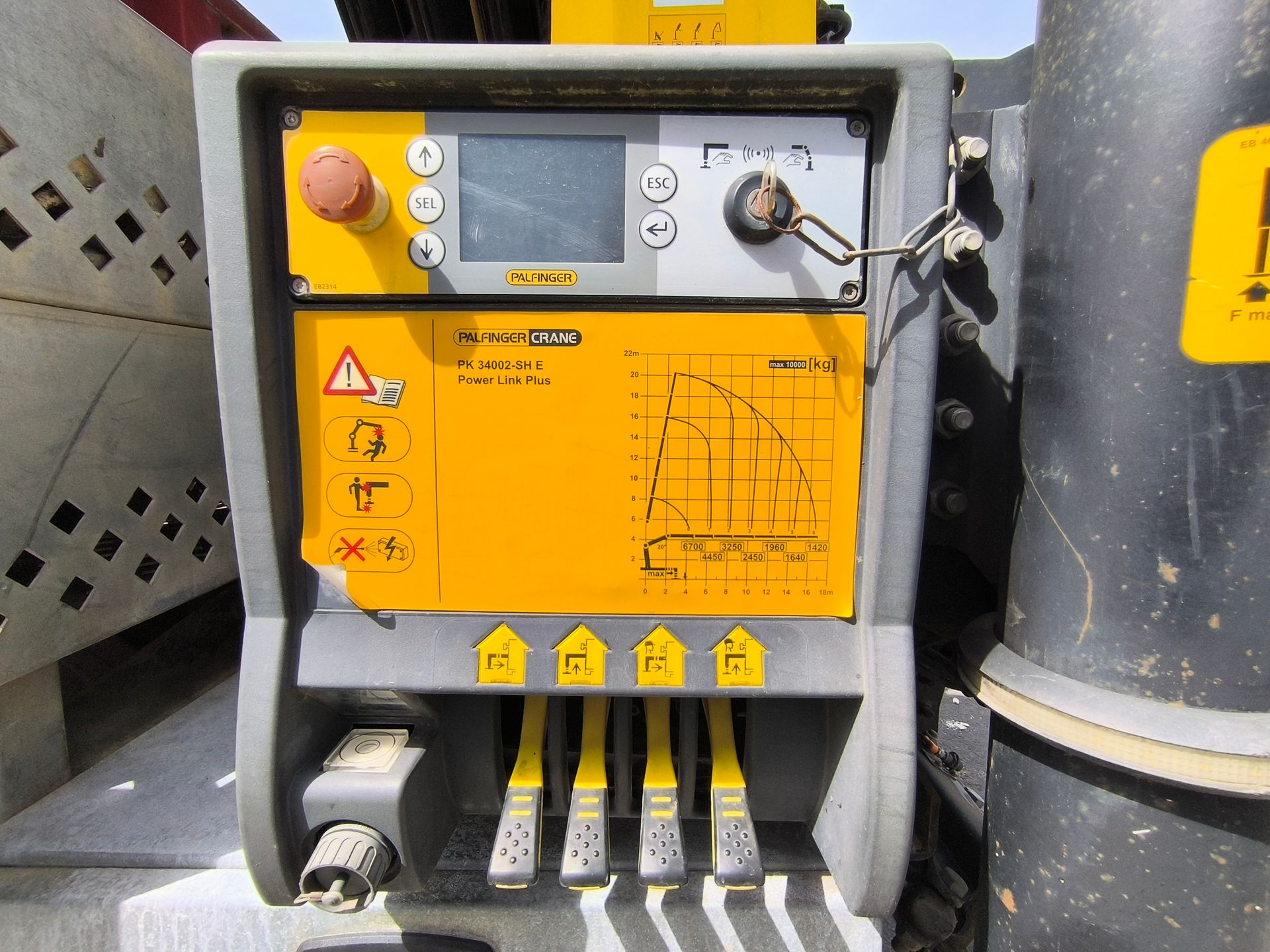 Renault C 520 grue Palfinger PK 34