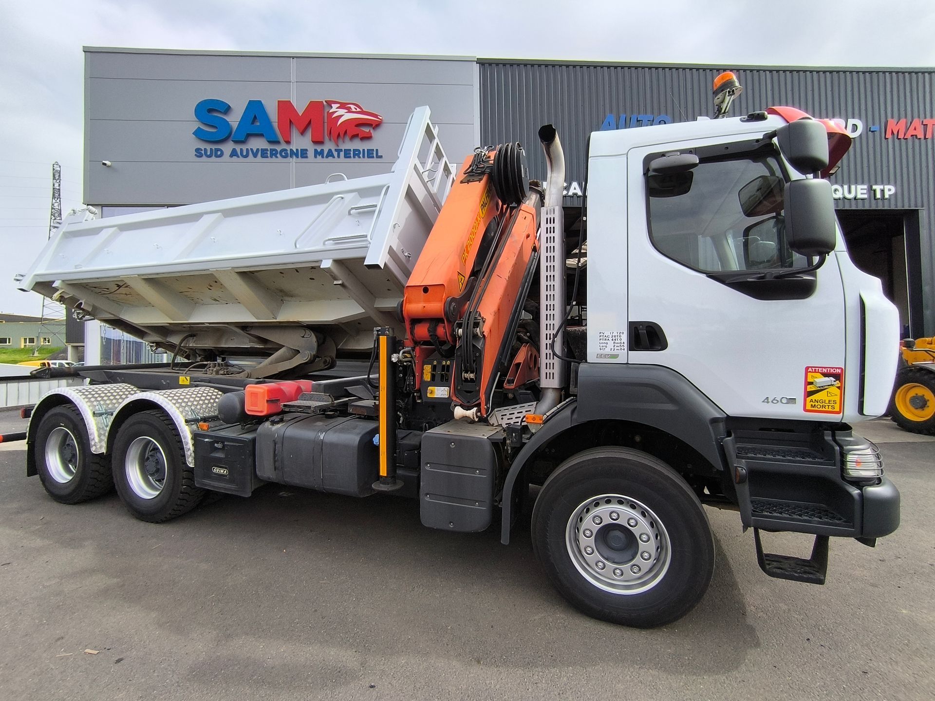 Renault Kerax 460 grue Palfinger PK 20