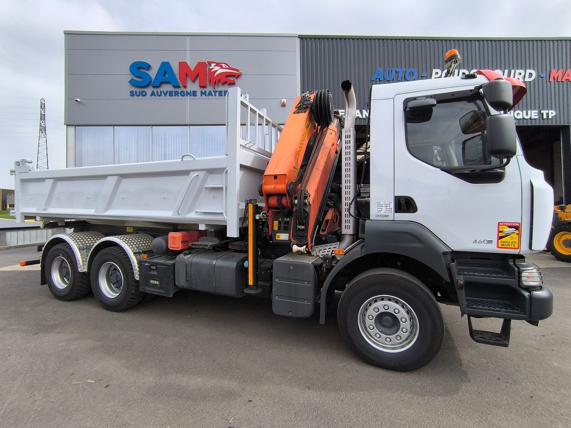 Renault Kerax 460 grue Palfinger PK 20