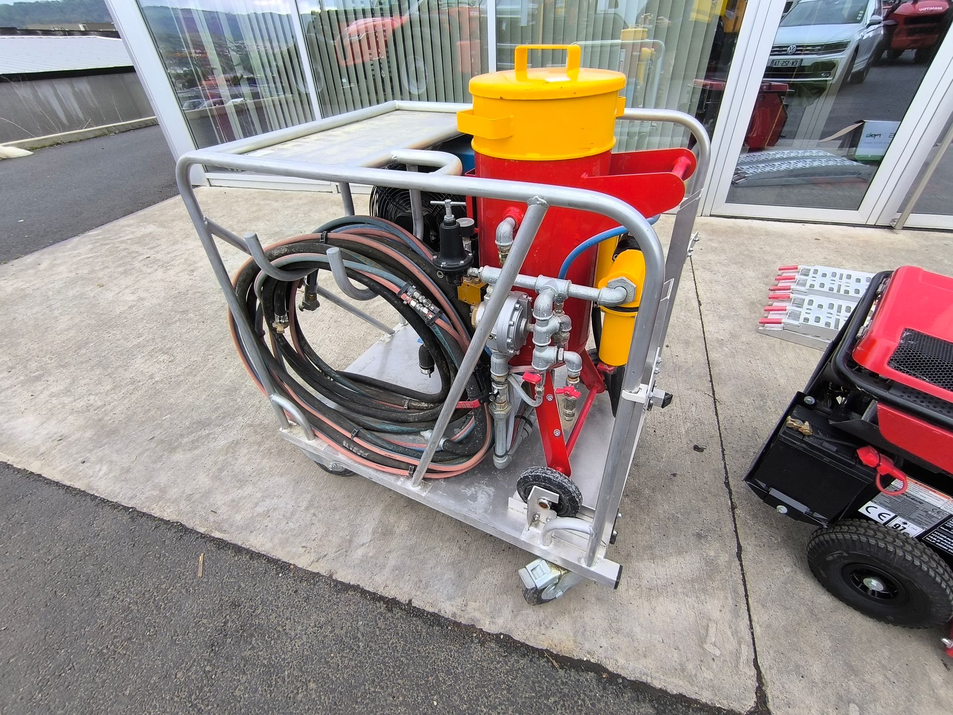 Aérogommeuse ATS + compresseur Winair