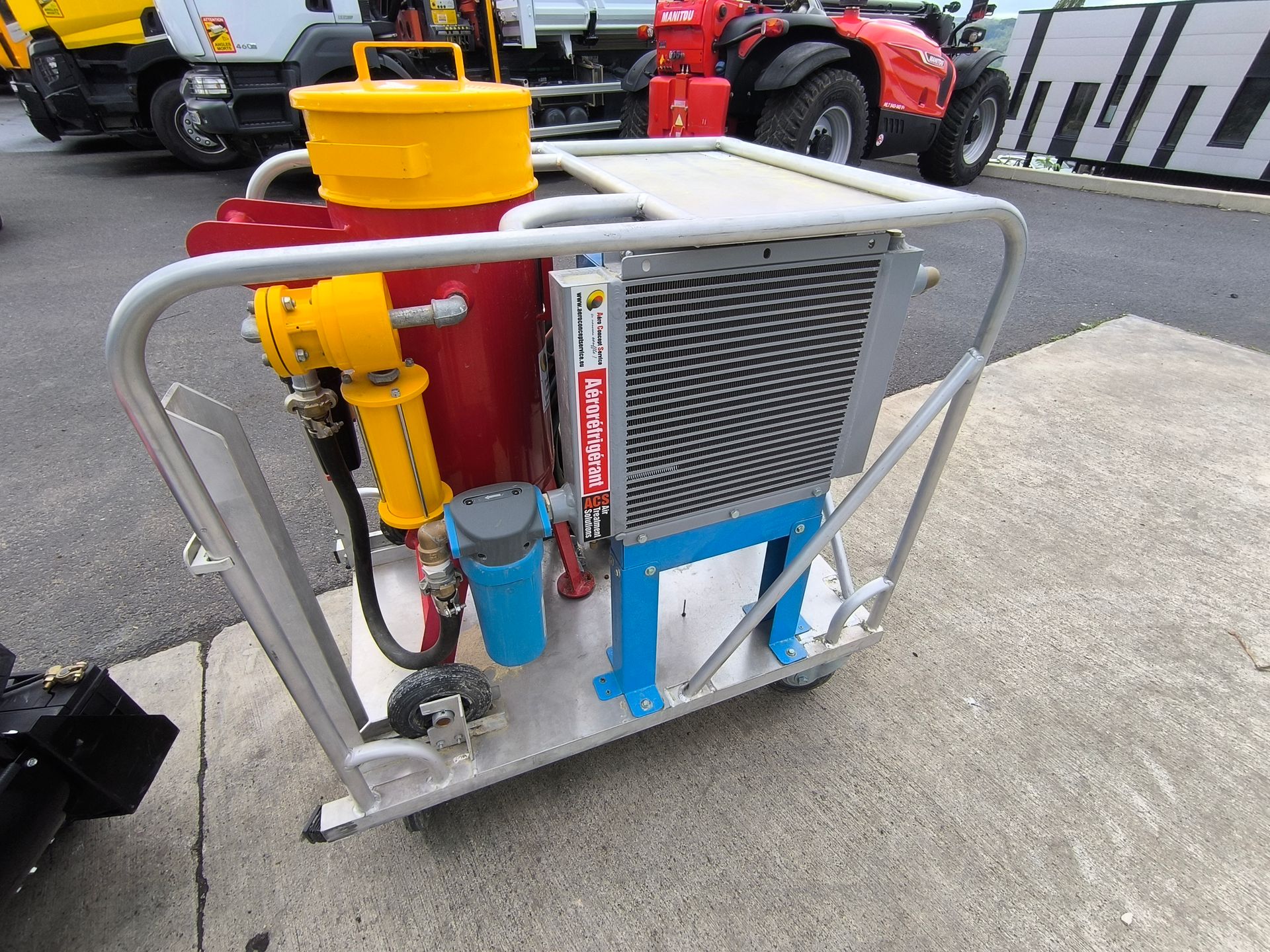 Aérogommeuse ATS + compresseur Winair