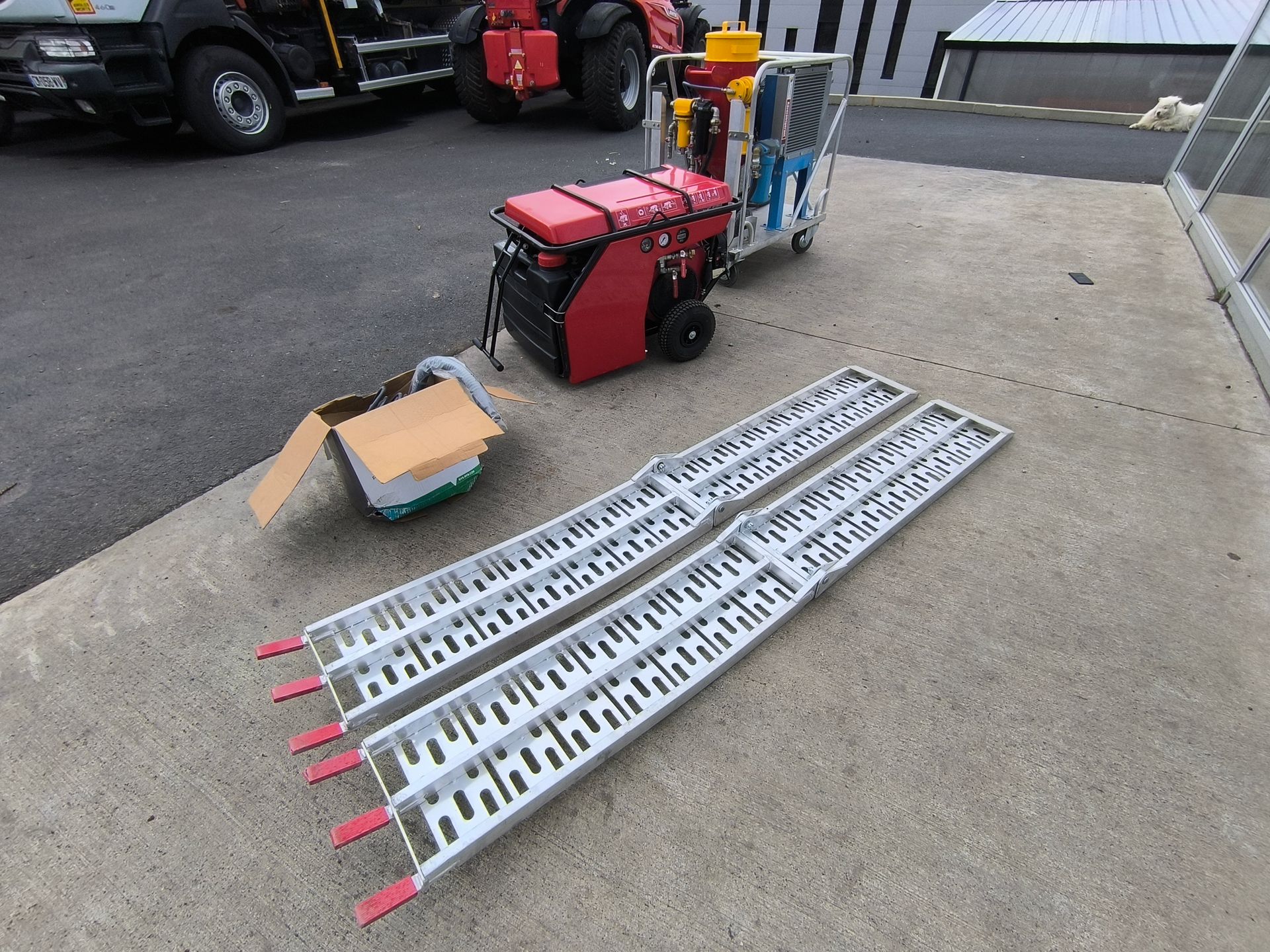 Aérogommeuse ATS + compresseur Winair