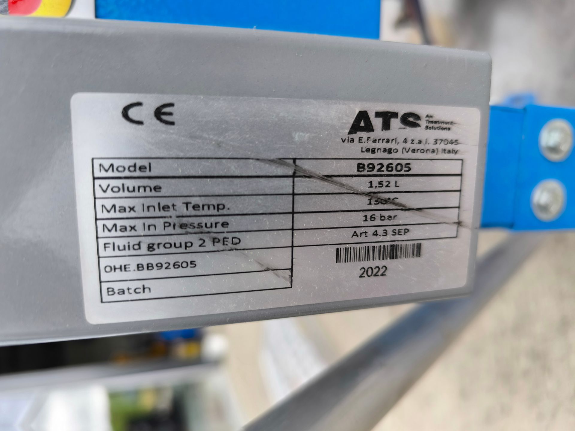 Aérogommeuse ATS + compresseur Winair