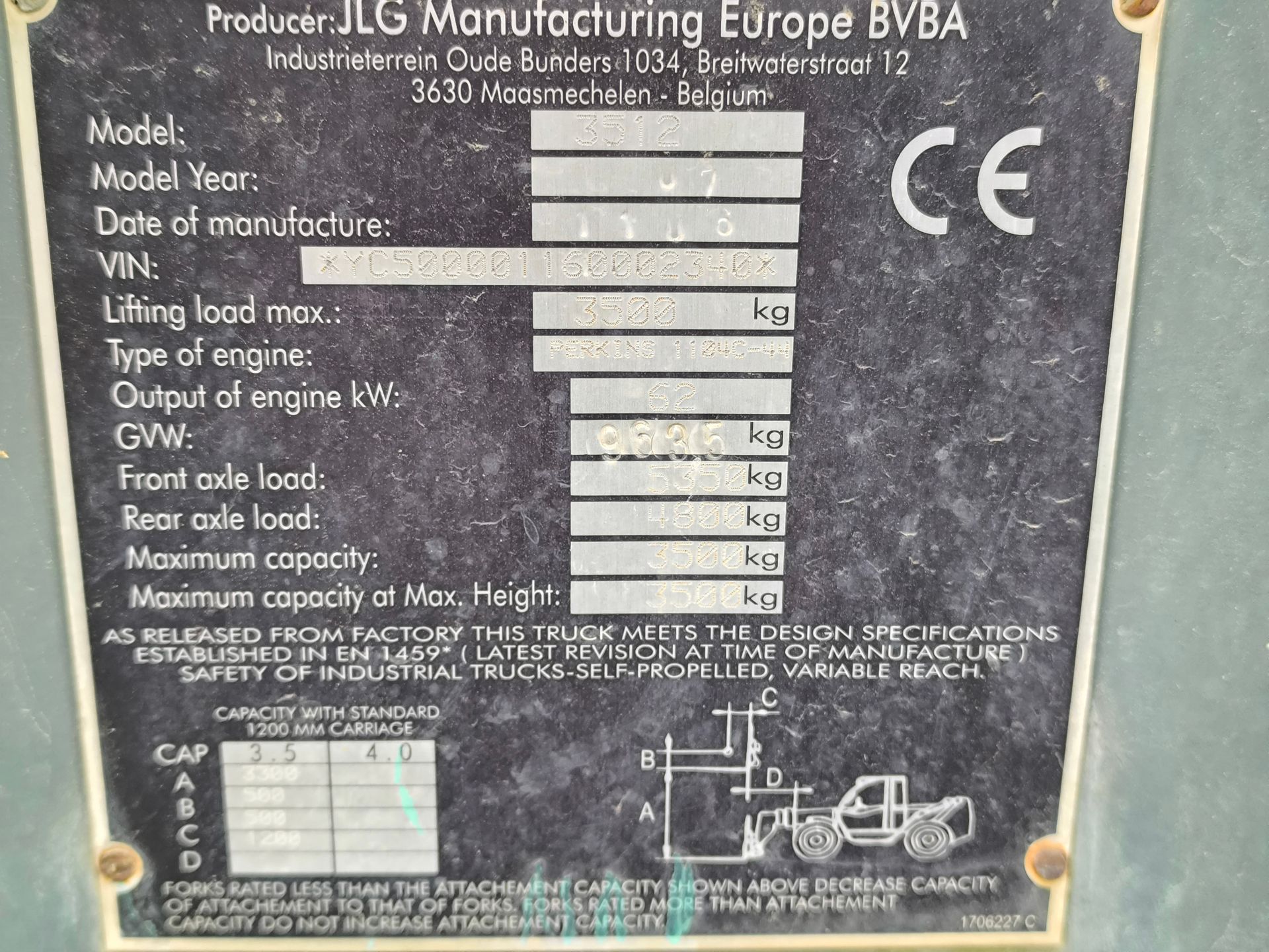 Télescopique JLG 3512