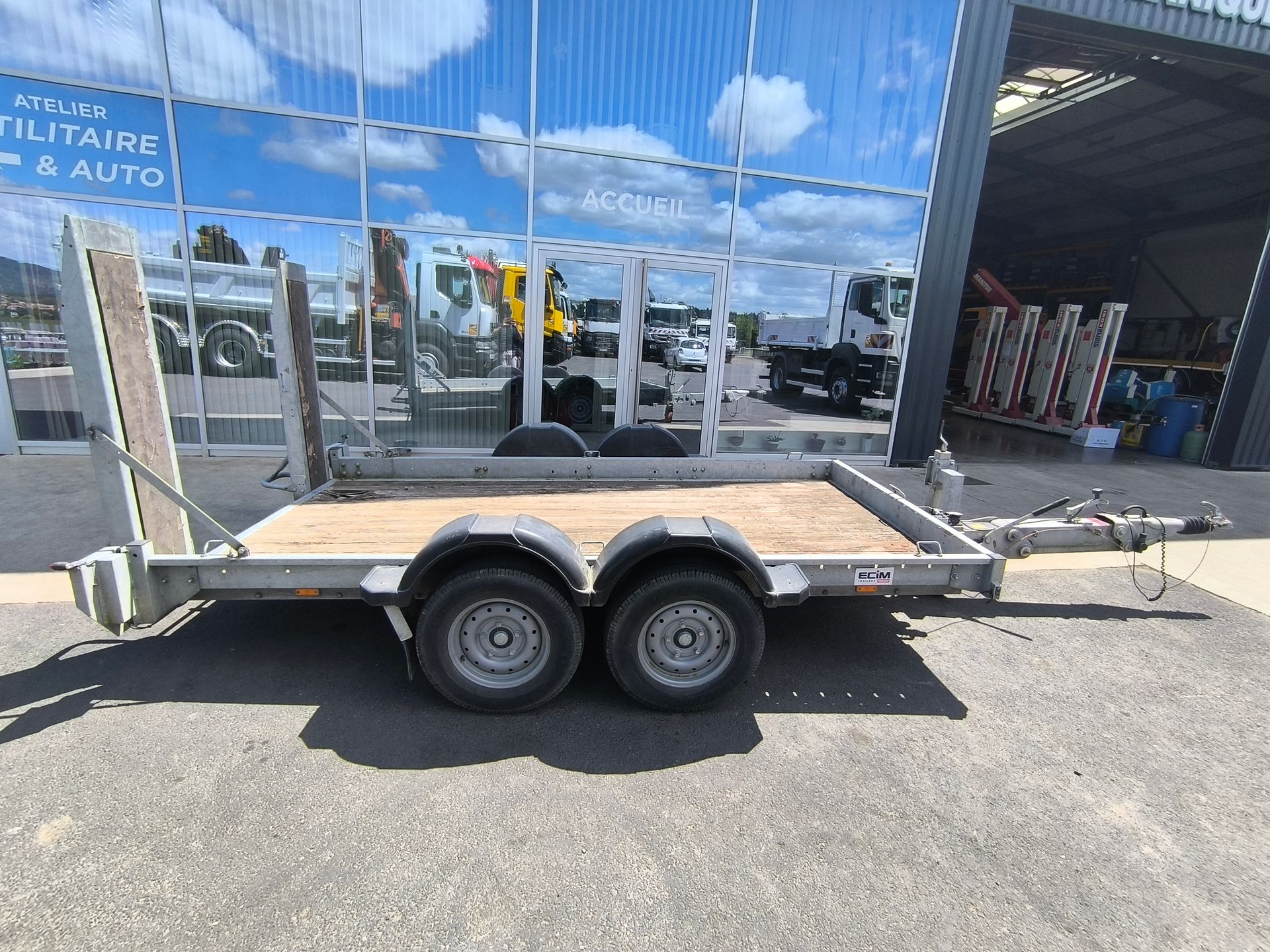Remorque 2 essieux ECIM 3.5T