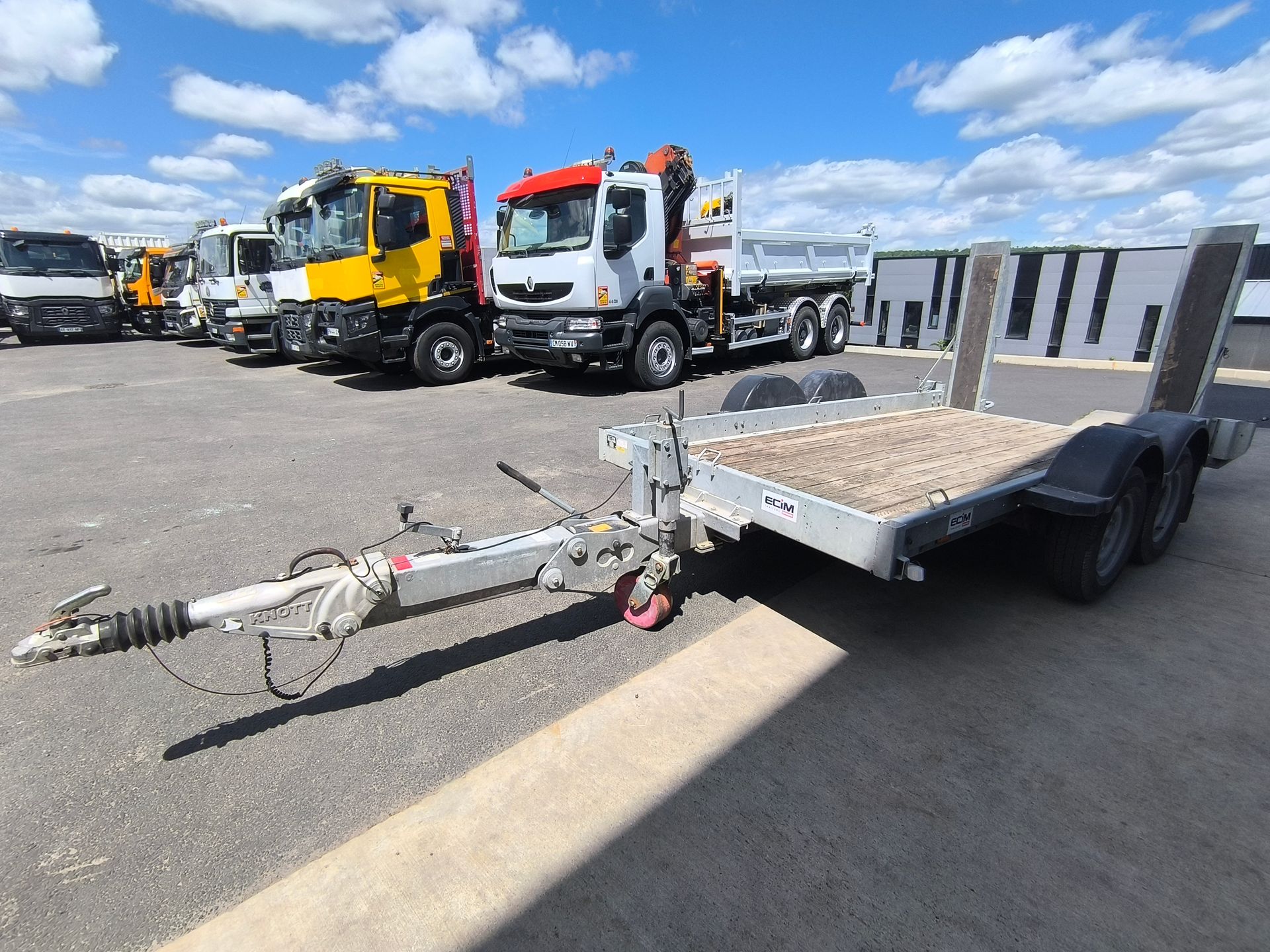 Remorque 2 essieux ECIM 3.5T