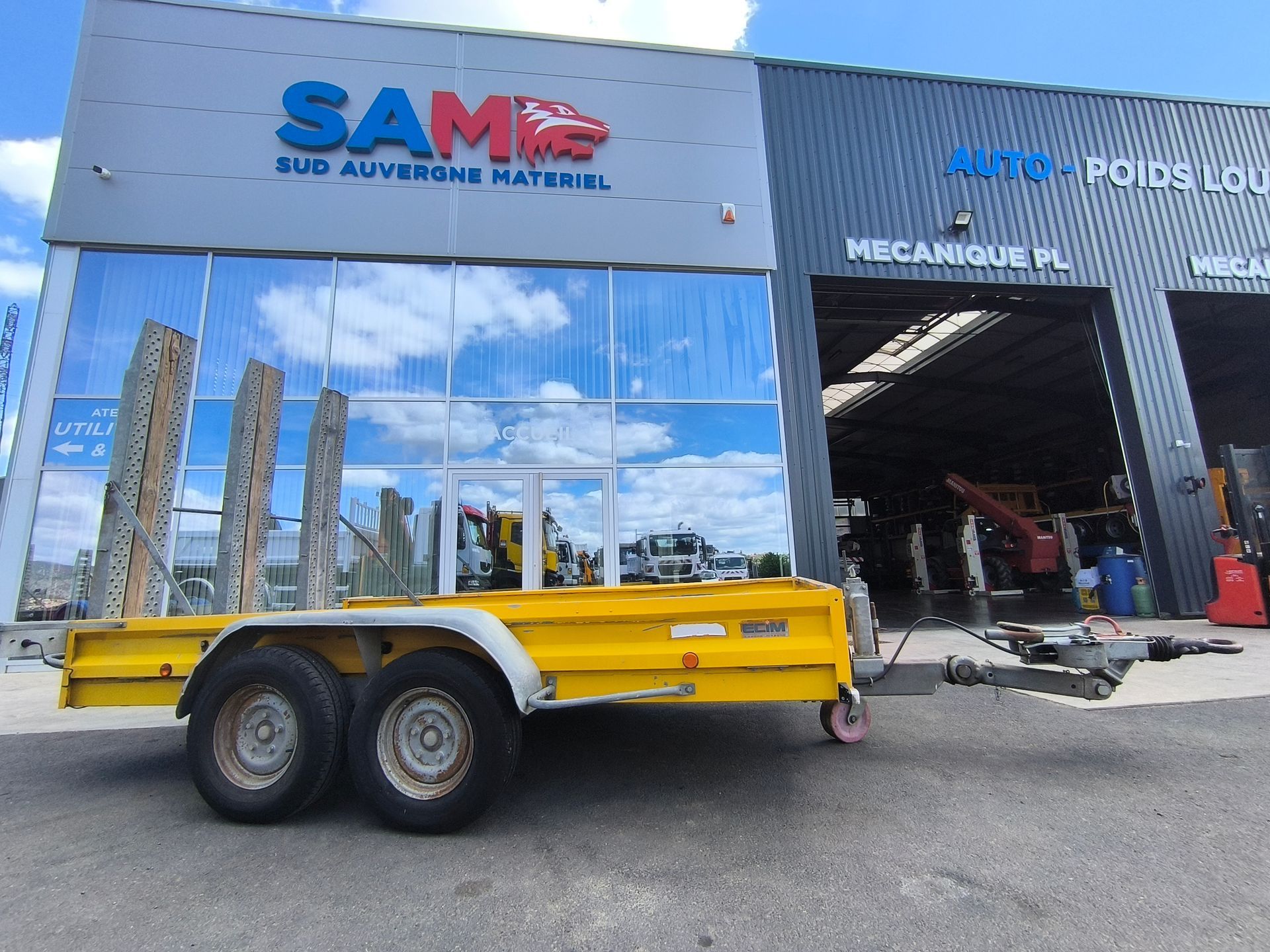 Remorque 2 essieux ECIM 3.5 T