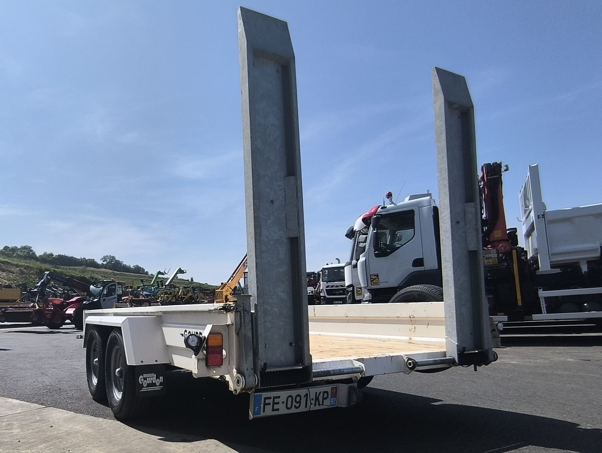 Remorque porte engin Gourdon 3.5T