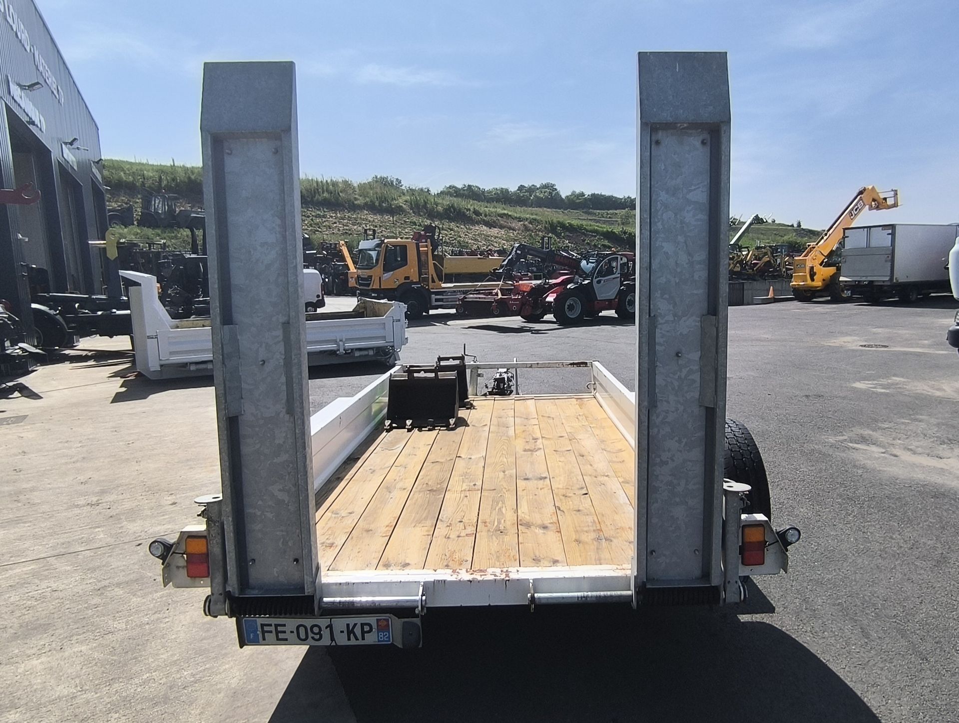 Remorque porte engin Gourdon 3.5T