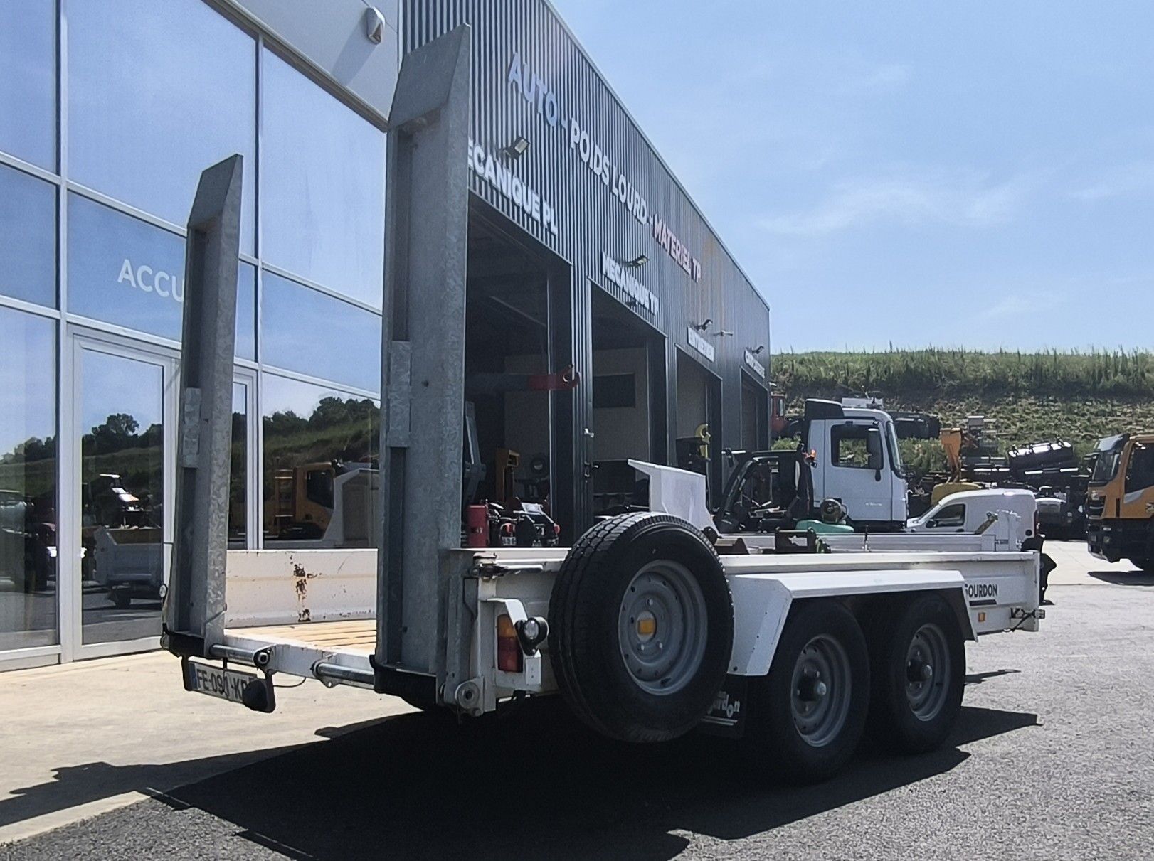 Remorque porte engin Gourdon 3.5T