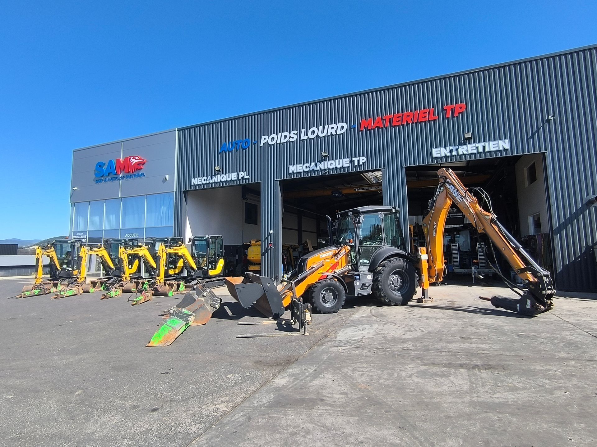 Tractopelle Case 580 ST