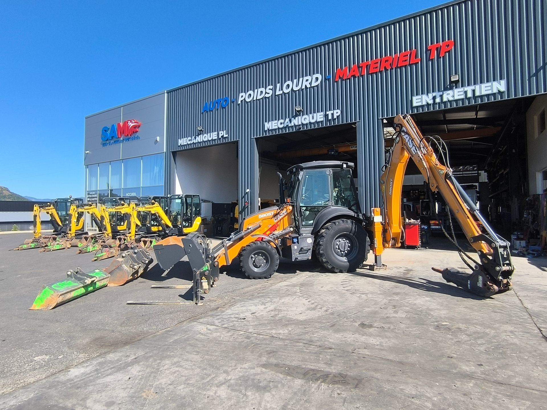 Tractopelle Case 580 ST