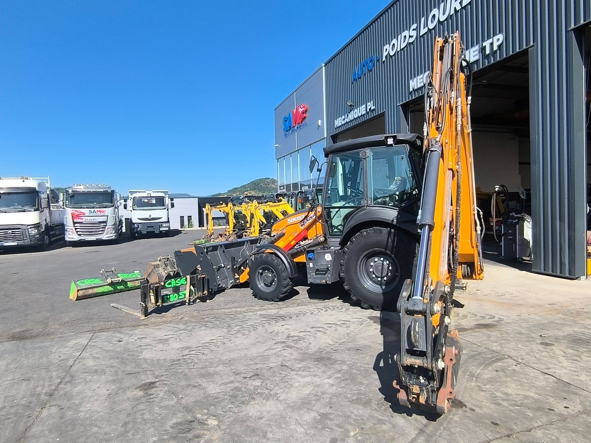 Tractopelle Case 580 ST