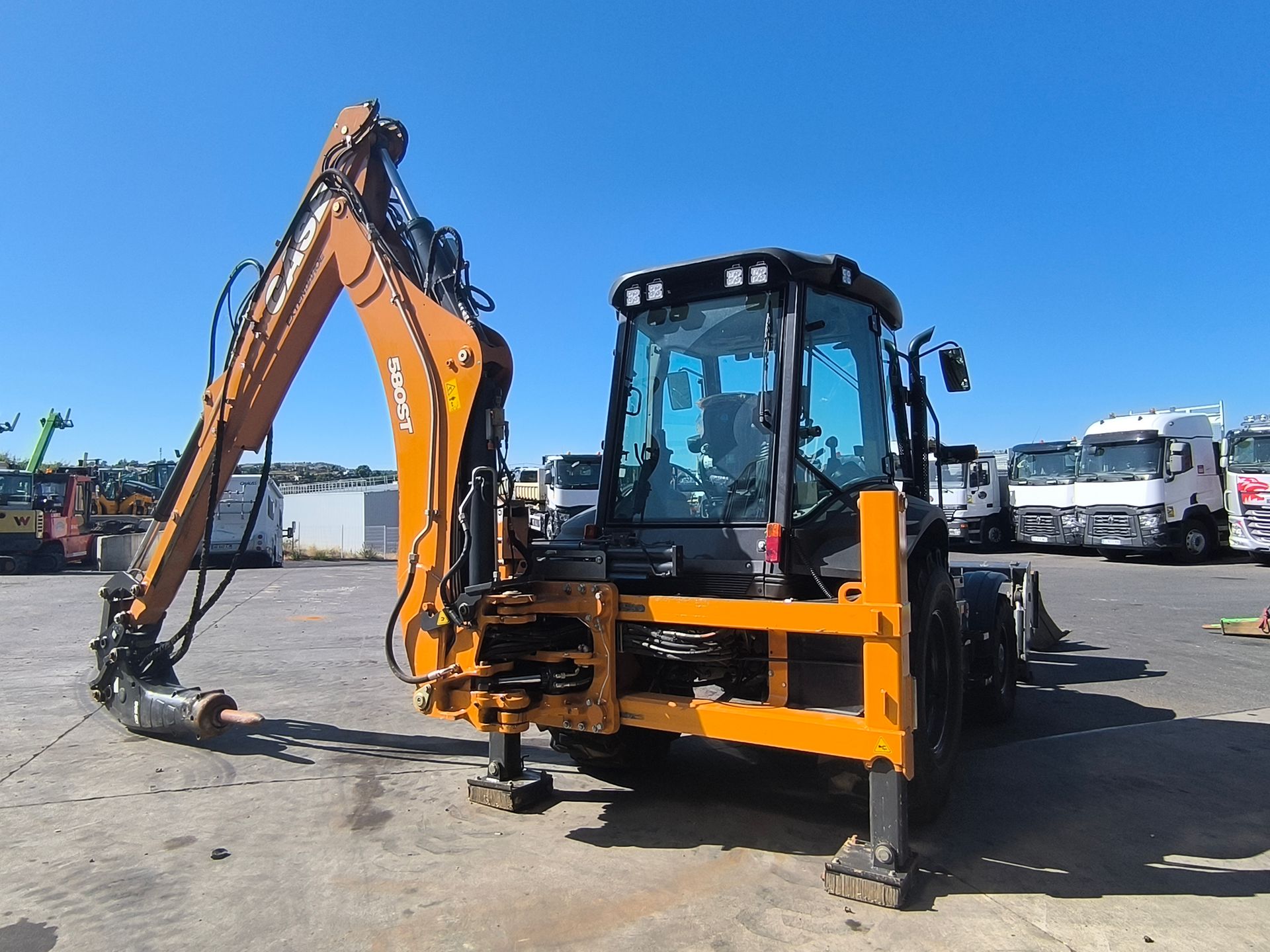 Tractopelle Case 580 ST