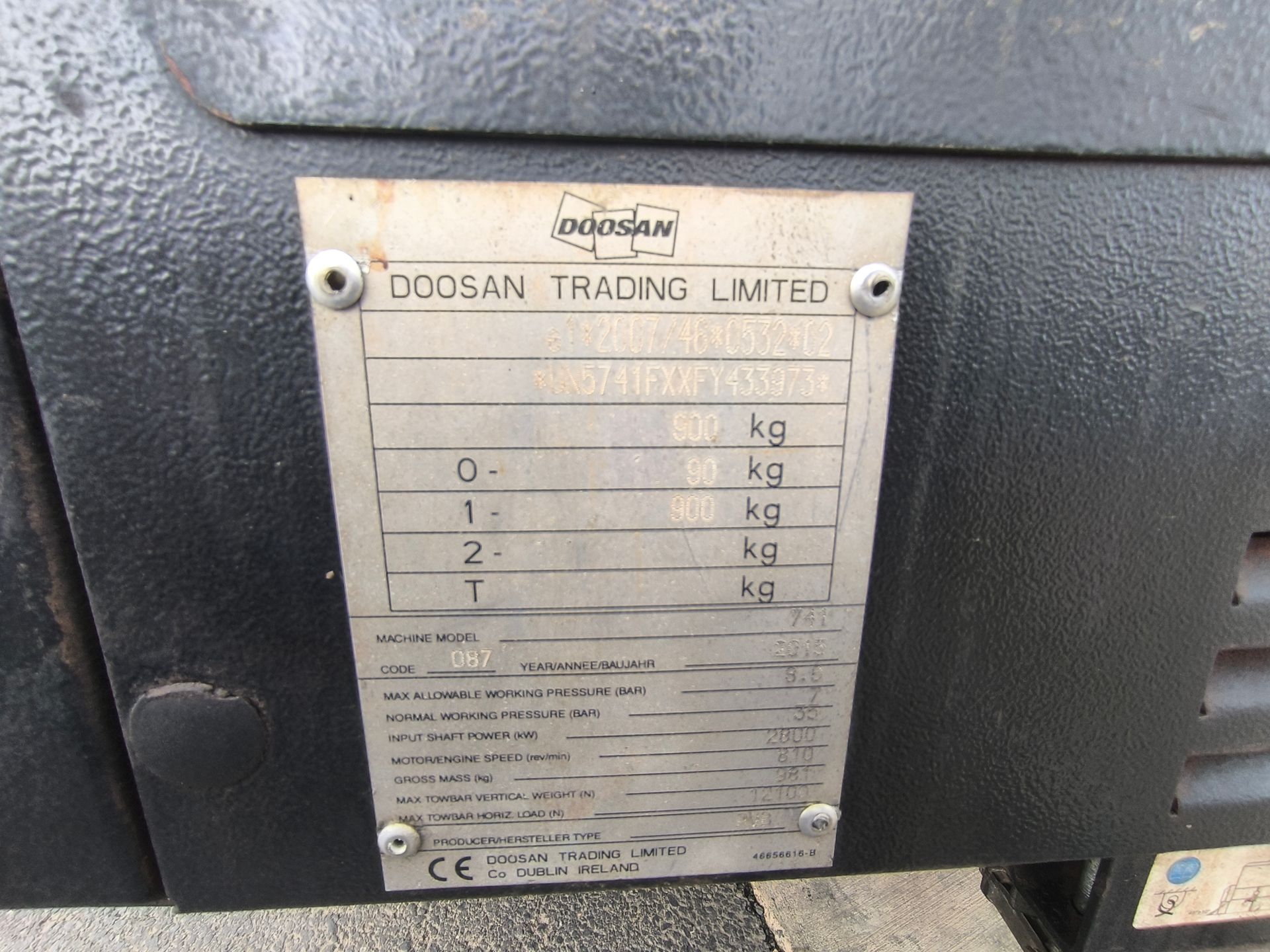 Compresseur Doosan 7/41