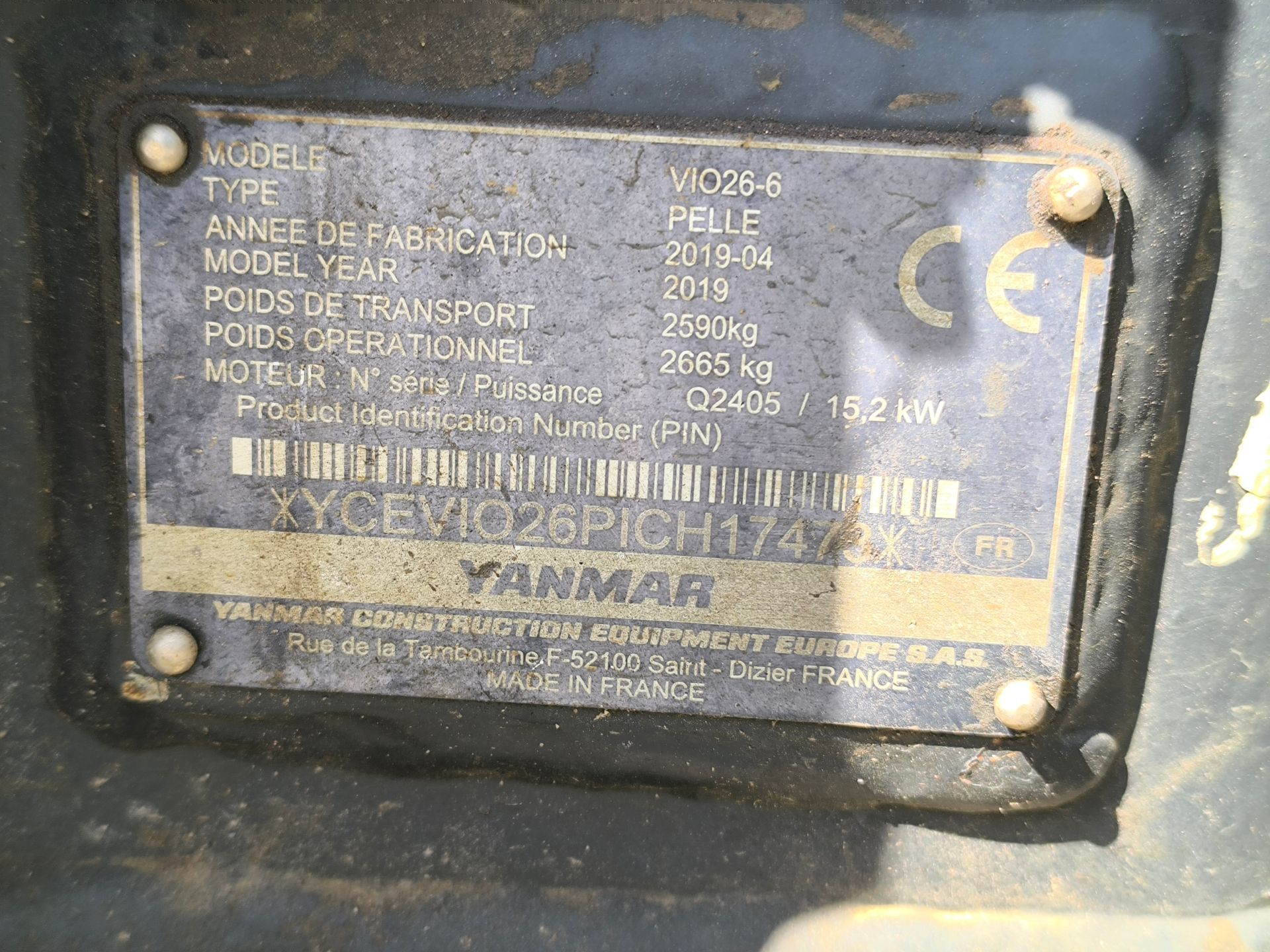 Yanmar VIO 26-6