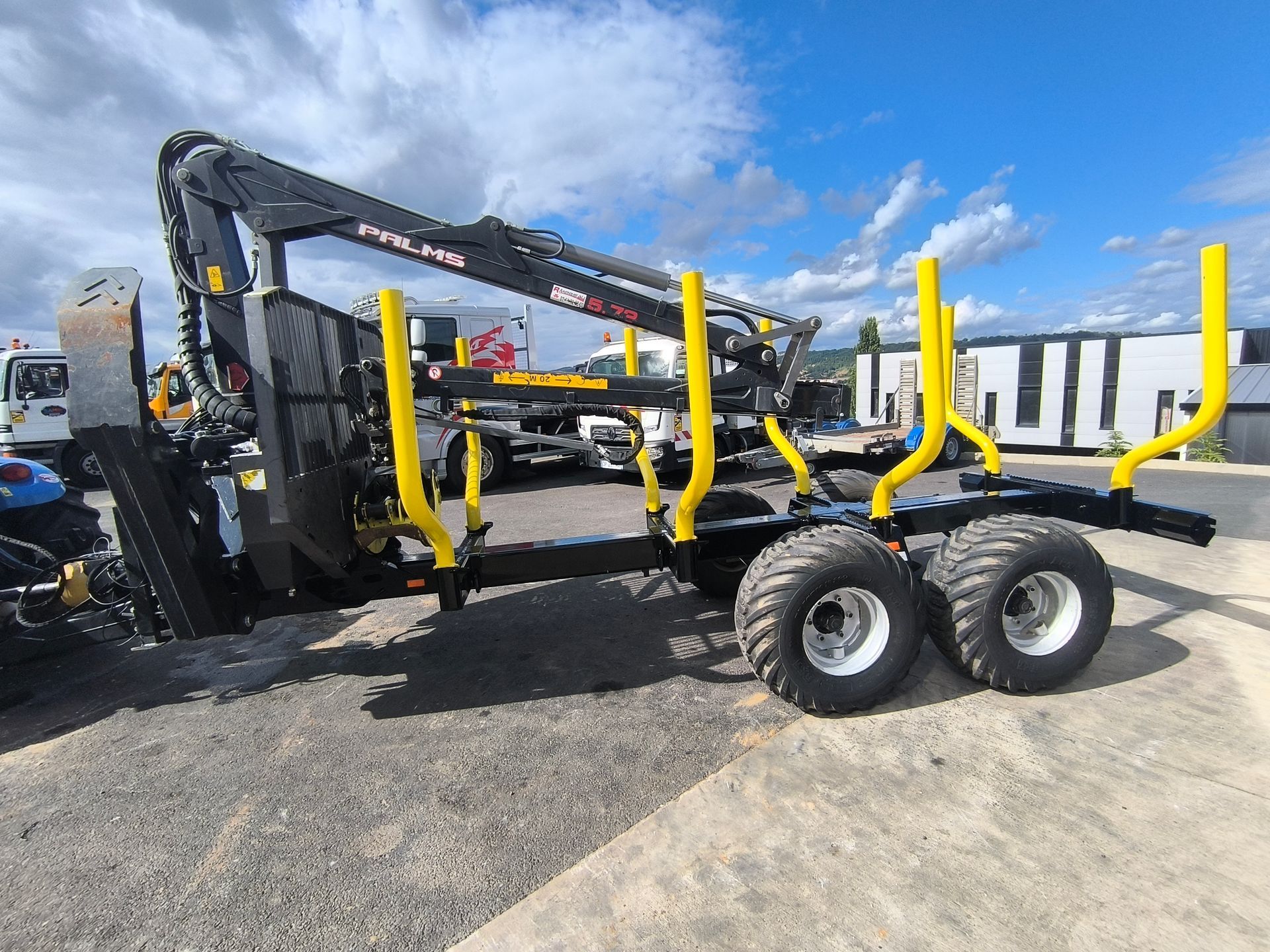 Remorque forestière Palms 12T