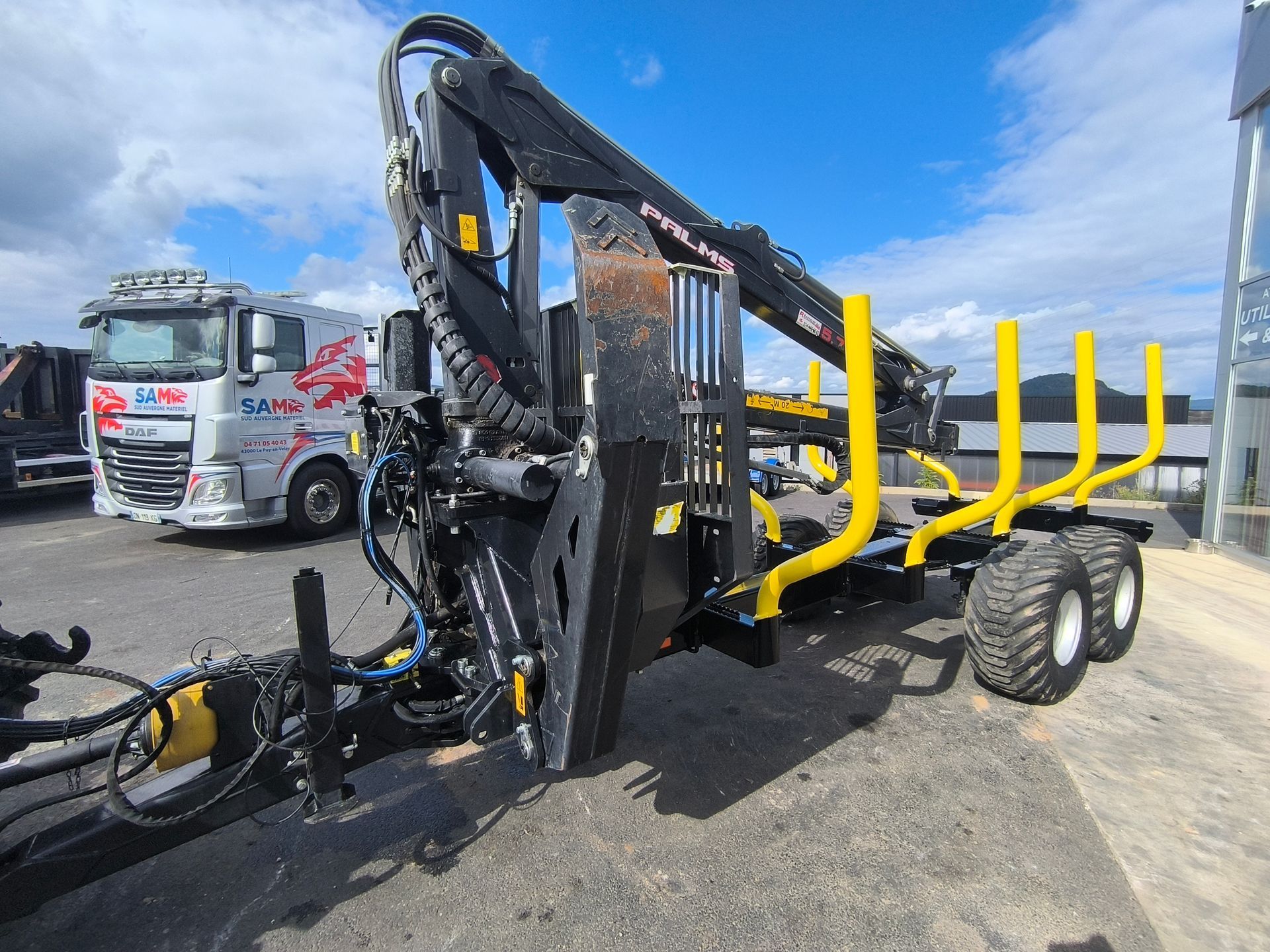 Remorque forestière Palms 12T