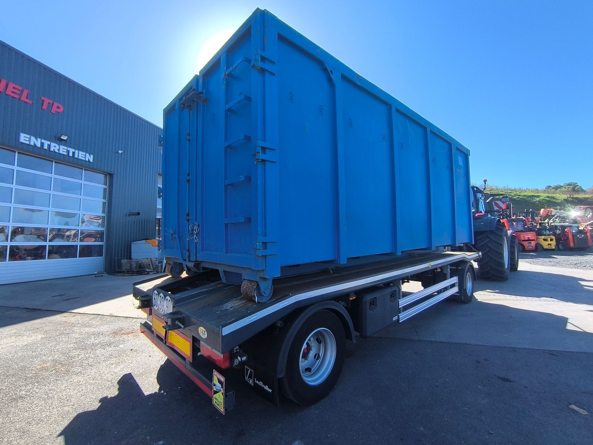 Lecitrailer Remorque Porte container