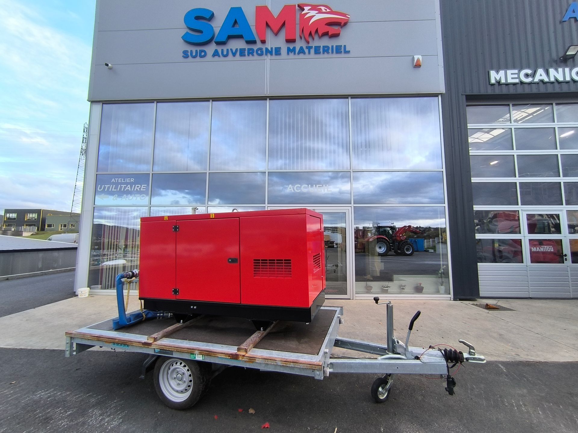 Groupe électrogène Carod CMP-16LI + Remorque