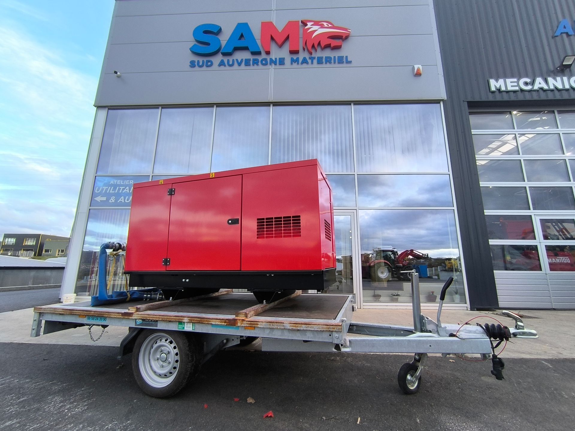Groupe électrogène Carod CMP-16LI + Remorque
