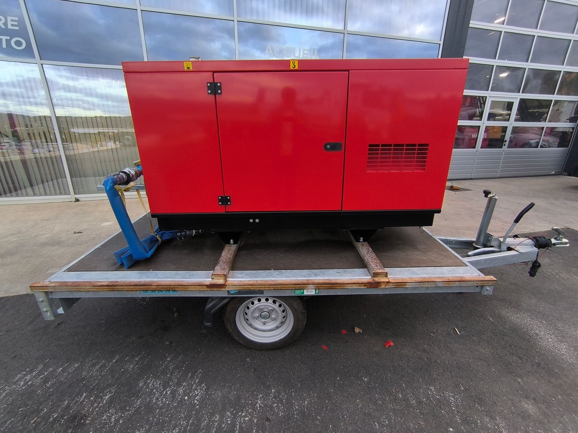 Groupe électrogène Carod CMP-16LI + Remorque